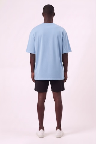 Lixa Air Jordan Mavi Erkek Oversize T-shirt 142710 SİYAH