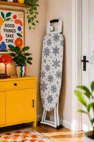 Pionny Keçeli Ütü Masası Kılıfı - 55x140 Cm - Snow Çok Renkli