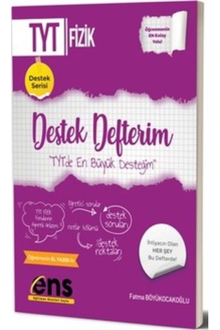 TYT Fizik Destek Defterim - Ens Yayıncılık