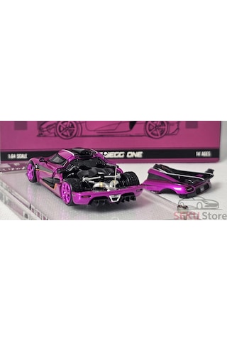 Timetop Time Model 1/64 Koenigsegg One:1 Pink 999 Limitli
