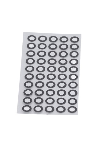 Youtek 3d Tarama Referans Noktaları - 150 Adet Yansıtıcı Etiketler 6mm İç/10mm Dış Çap - Hassas Takipler İçin Pet Malzeme, 3 Adet Sayfa