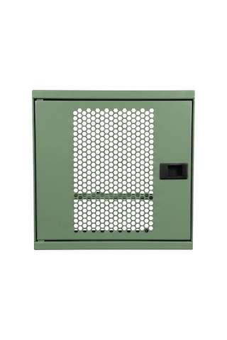 Alfafonet Wifi Box 280 Duvar Tipi Modem Ve Wifi Kutusu 280x120x280 Mm Yeşil Perfore Metal Kapak Montajlı