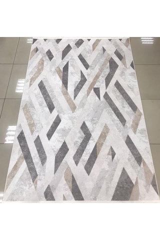 Merinos Halı Vista 76586 957 Serisi Triko Akrilik Salon Oturma Yatak Odası Halısı Krem - Gri - Bej