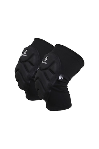 Wezone "wolfbike Kayak Dizlik - Kayak, Buz Pateni Ve Snowboard İçin Esnek Korumalı Spor Ekipmanı" Siyah