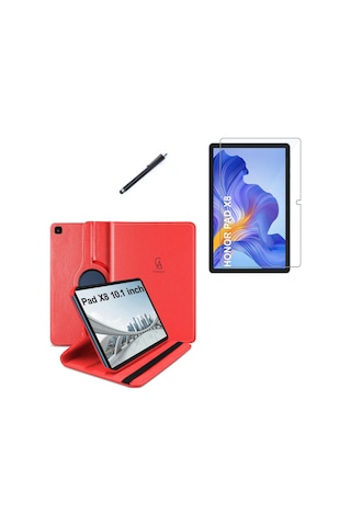 Honor Pad X8 10,1 Inç Agm3-w09hn 360 Dönebilen Standlı Tablet Kılıfı Ekran Koruyucu Ve Kalem Seti