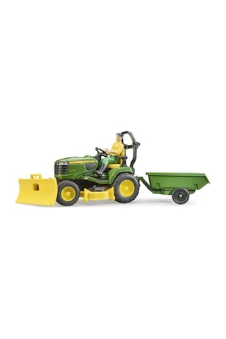 Bruder John Deere Çim Biçme Traktörü Ve Bahçıvan Br62104