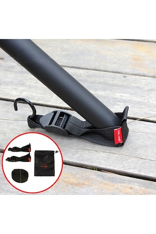 Cool Camp Cf-711 Piramit Çadır Direği Tutucu Çadır Aksesuarları Kanopi Direği Sabit Ayar Tokası Siyah