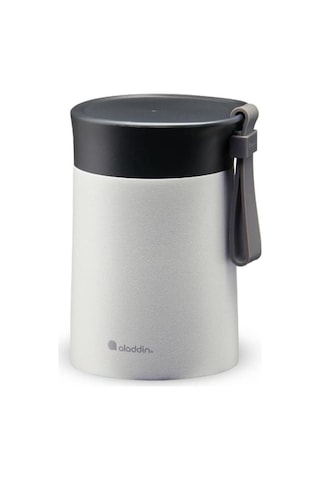 Aladdin Bistro Thermavac Paslanmaz Çelik Yemek Termosu, Gri Stone Grey , 0.4 L 6998