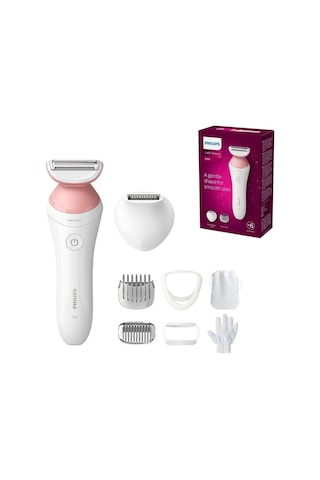 Philips BRL146/00 Lady Shaver Series 6000 6 Aksesuarlı Kablosuz Tıraş Makinesi