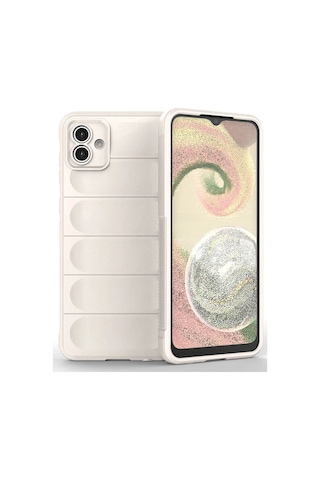 Cosmotex Newface Samsung Galaxy Uyumlu A04e Kılıf Optimum Silikon - Krem