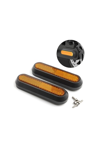 1 Çift Xiaomi M365/pro/1s/pro2 Elektrikli Scooter Arka Tekerlek Yansıtıcı Koruyucu Kapak Sol + Sağ Yan Dekoratif Kabuk