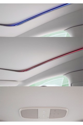 Tesla Juniper Elektrikli Senkronize Led Sese Duyarlı Tavan Güneşliği - İç Döşeme Rengi