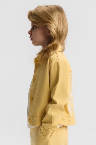 Xo Kids Kız Çocuk Ceket 4-8 Yaş 31532 Sarı