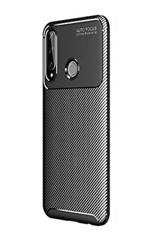 Apsuwa Huawei Y6p Kılıf Negro Karbon Fiber Silikon