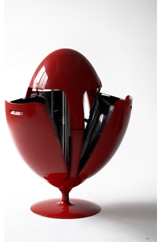 Miniforms Egg Bin Çöp Kovası Large Kırmızı