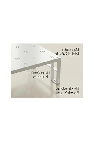 Dolap İçi Düzenleyici Raf, 4'lü Set İle Mutfak Ve Tezgah Üstü İçin 7009