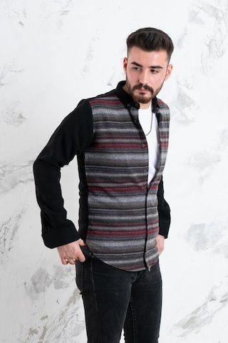 Advante Slimfit Parça Desenli Erkek Oduncu Gömlek (509437476)