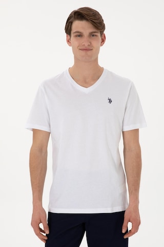 U.S. Polo Assn. Us. Polo Assn. Erkek Tişört 50298043-vr013 Beyaz