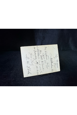 İngiltere Bristol 1923 Yılından Postadan Geçmiş Posta Kartı One Penny Pullu