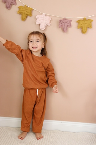 Kaşkorse Mevsimlik Pijama Takım kahverengi