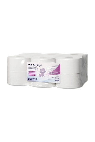 Wanda Soft Extra Mini Jumbo Tuvalet Kağıdı 2,5 Kg Wanda Soft Extra Mini Jumbo Tuvalet Kağıdı 2,5 Kg