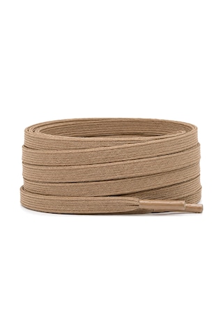 Hapshoe 90 Cm Elastik Lastikli 8 Mm Bej Ayakkabı Bağcığı