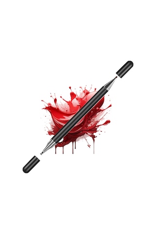 Honor Pad X8a İle Uyumlu Çift Uçlu Hassas Dokunmatik Stylus Kalem Gecikmesiz Çoklu Uyum Siyah