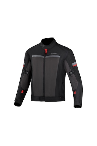 4riders Valencia Yazlık Ce Sertifikalı Korumalı Motosiklet Montu Siyah