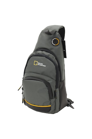 M 1006 Mega Bag Unisex Göğüs Çapraz Çanta, Body Bag Gri