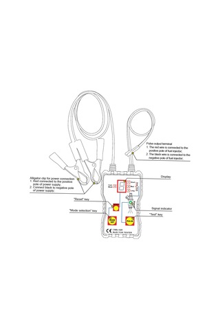 Yakıt Enjektörü Test Cihazı 4 Pluse Modu Yakıt Enjektörü K16875
