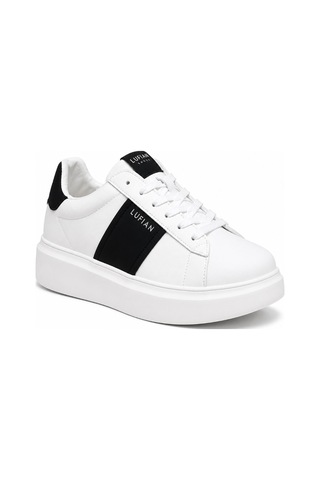 Lufian 121230055 Luna Deri Unisex Sneaker Ayakkabı Beyaz