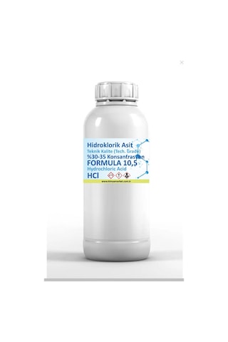 Hidroklorik Asit %30-35 10 Kg Tuz Ruhu Taş Asidi