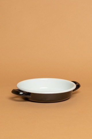 Velluto Nero Emaye Kulplu Siyah Sahan Ebutay Siyah