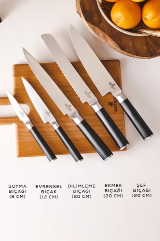 Karaca  Samuray Hercules Japon Çeliği 6 Parça Bıçak Seti