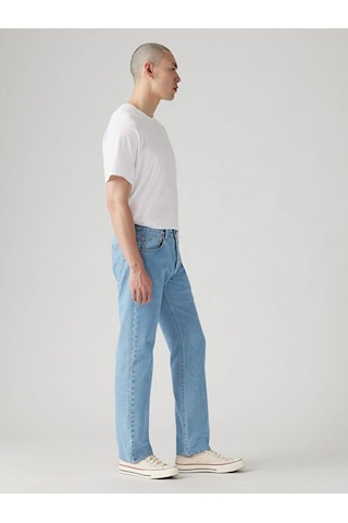 Levi's 501 Original Erkek Jean Pantolon - Ferry Building-4966 Light Indigo - Worn In