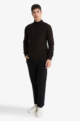 Defacto Slim Fit Dar Kesim Balıkçı Yaka Basic Düz Triko Kazak R1127az25wnbn497 Kahve