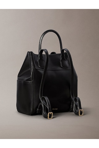 Calvin Klein Kadın Ck Drawstring Sırt Çantası-12531 Siyah/altın