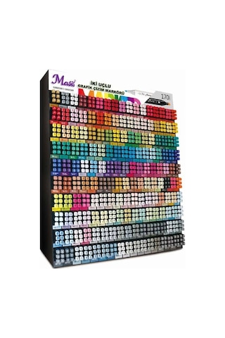 Masis Twin Çift Uçlu Marker Kalemi 137 Medium Pink