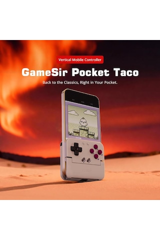 Gamesir Pocket Taco Mobile Game Controller Nintendo Switch 2 ,Apple Uyumlu iOS, Android