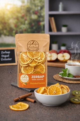 Portakal Kurusu 100 G Kurutulmuş Portakal Kurusu, Katkısız Şekersiz Doğal Atıştırmalık 100 G