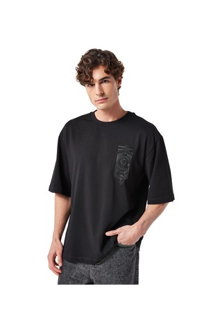 Gsstore X Midground Erkek Basic T-shirt E251228 Siyah