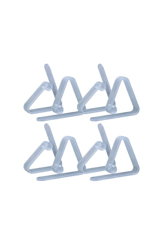 Ranyeek Masa Örtüsü Sabitleyici Klipsler - Şeffaf Plastik, Rüzgar Ve Sürtünmeye Dayanıklı, Ev, Piknik, Partiler İçin 12 Adet Opp Paket Şeffaf