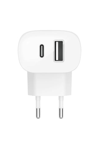 Belkin Boostcharge Usb-c 37W Usb-c 25W Usb-c Port ve 12W Usb-a Port Beyaz Duvar Şarjı