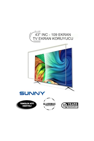 Sunny 43sled4000 Uyumlu 43" Inç 109 Ekran Tv Ekran Koruyucu
