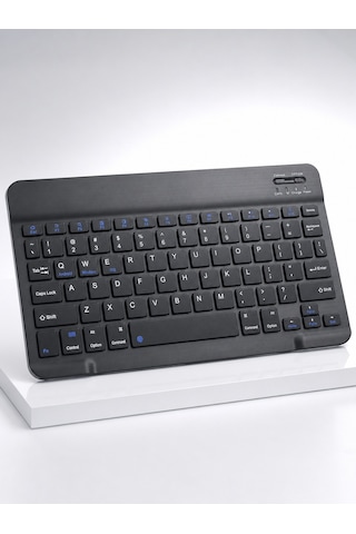 Bluetooth Klavyeli Android Tablet Seti Sım Kart Destekli Kablosuz Mouse Ve Mobil Çalışma Deneyimi Arka Kapak