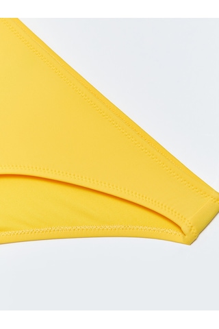 Lcw Eco Sarı Düz Raşel Kumaş Kadın Bikini Alt