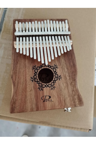 Puka Pk-2eq Koa Ağacı Profesyonel Jak Girişli Kalimba Seti
