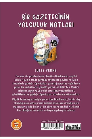 Bir Gazetecinin Yolculuk Notları - Jules Verne - Biom Çocuk Klas
