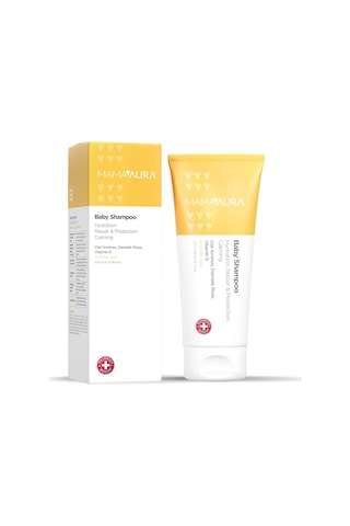 Mamaaura Baby Shampoo Yenidoğanlar İçin Nazik Temizleyici Göz Çevresine Uygun