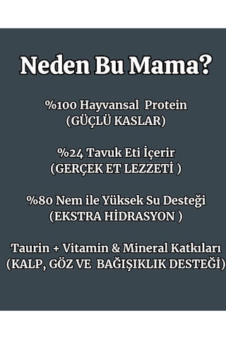 Tavuklu Yaş Kedi Maması 85 Gr X 4 Adet Yetişkin Kediler İçin